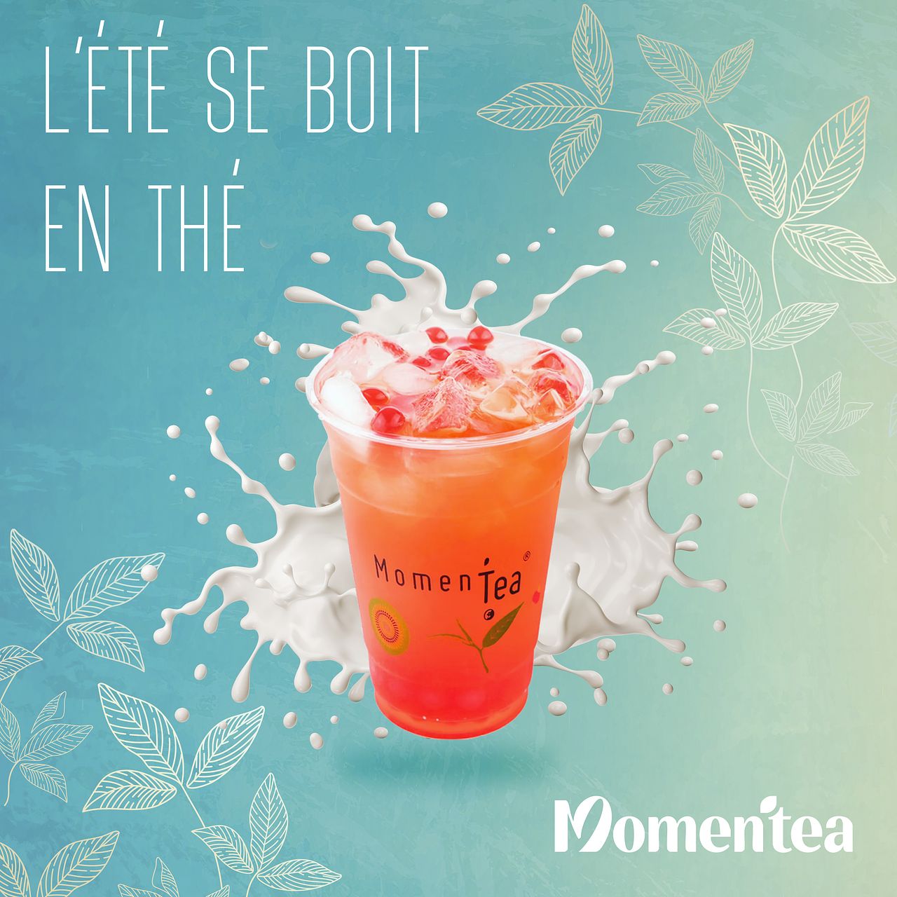 Affiche promotionnelle été Momen'Tea