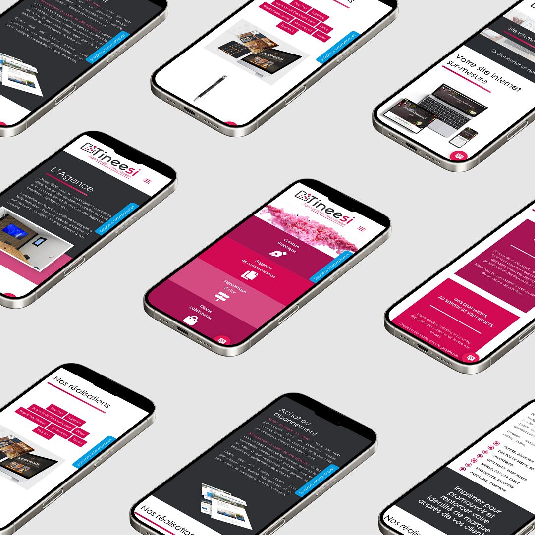 Site Internet - Tineesi Agence de Communication