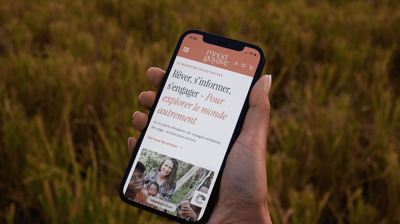 Mood Goyave — le magazine du site, version mobile