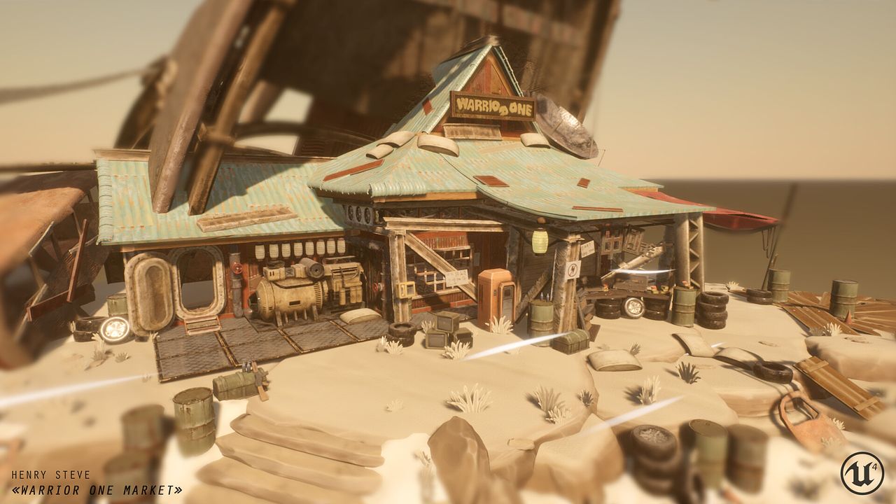 Warrior One Market (UE4)