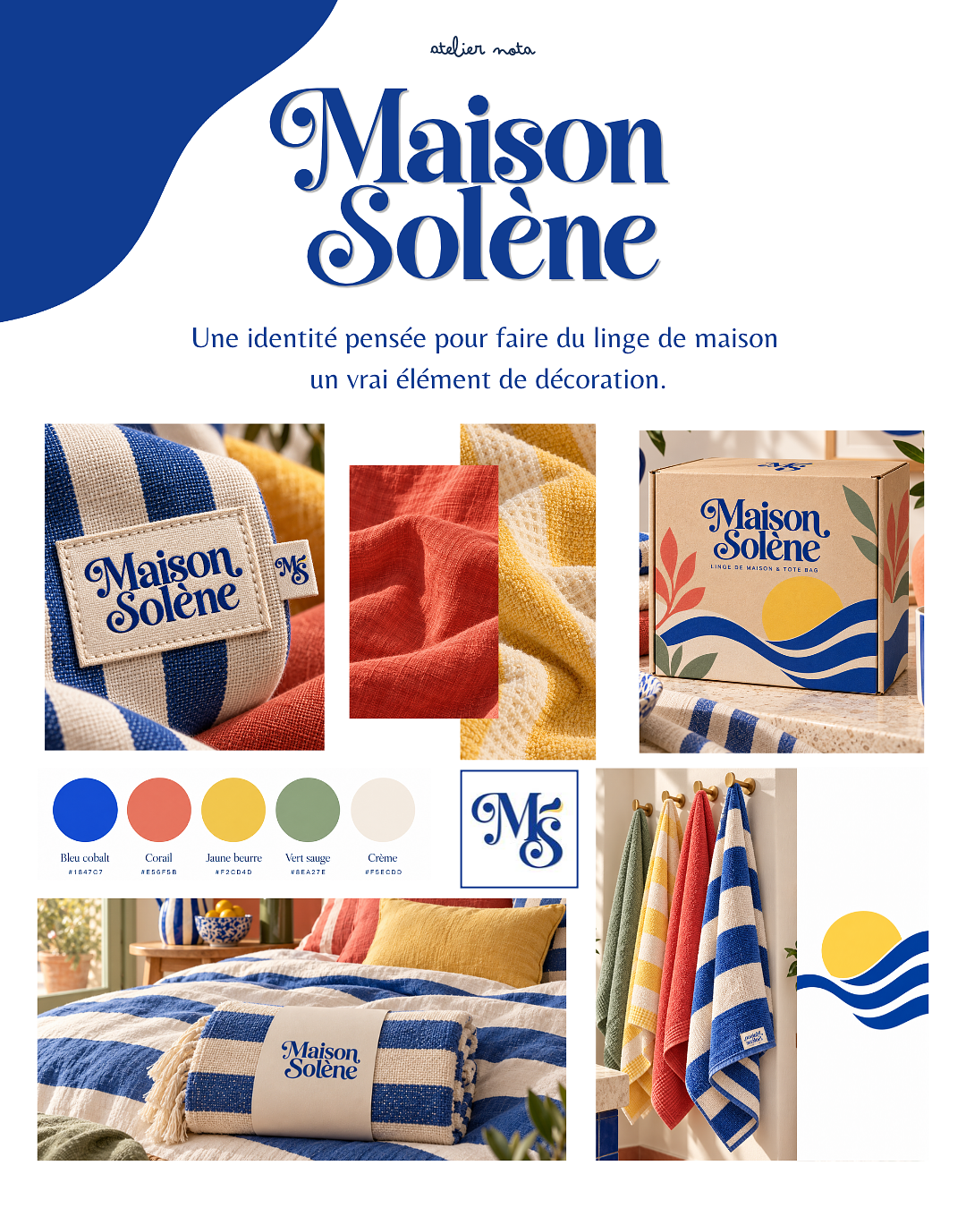 Identité visuelle – Maison Solène