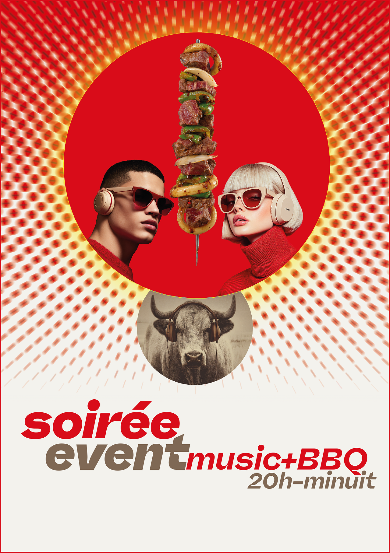 Flyer Event music + BBQ