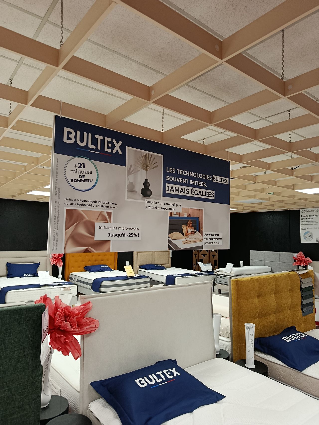 PLV en magasin d'ameublement