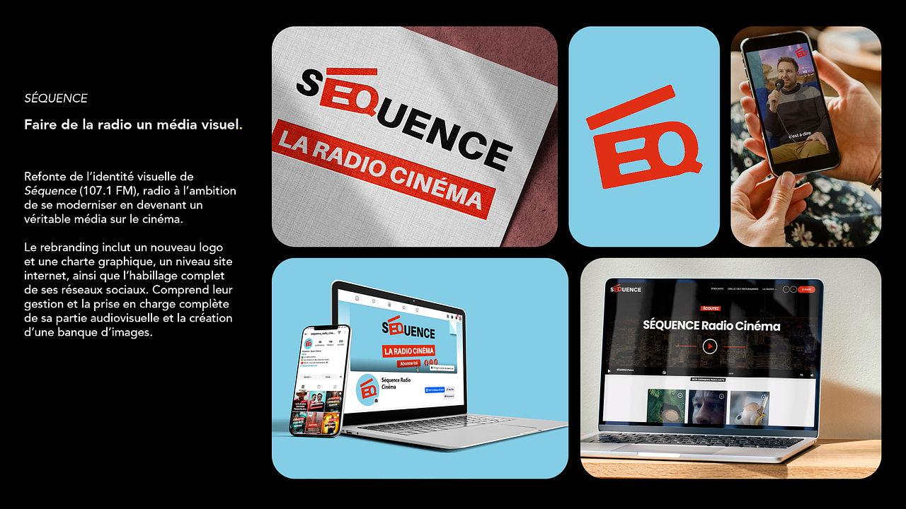Rebranding Séquence Radio