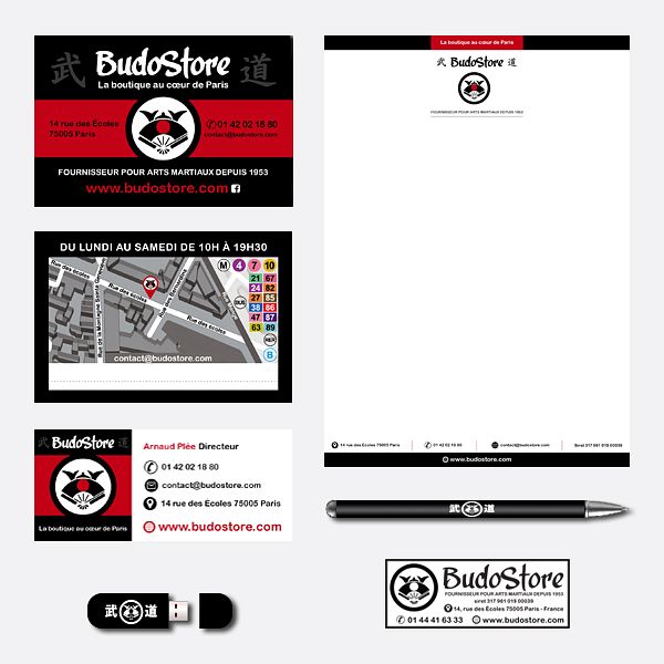 Budostore - identité Visuelle
