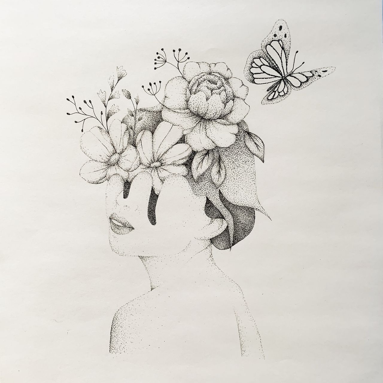 Illustration en pointillisme