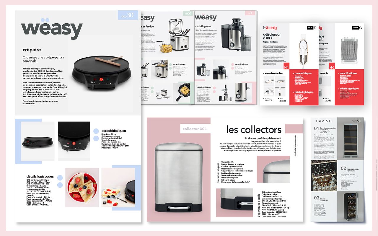 Fiches commericiales