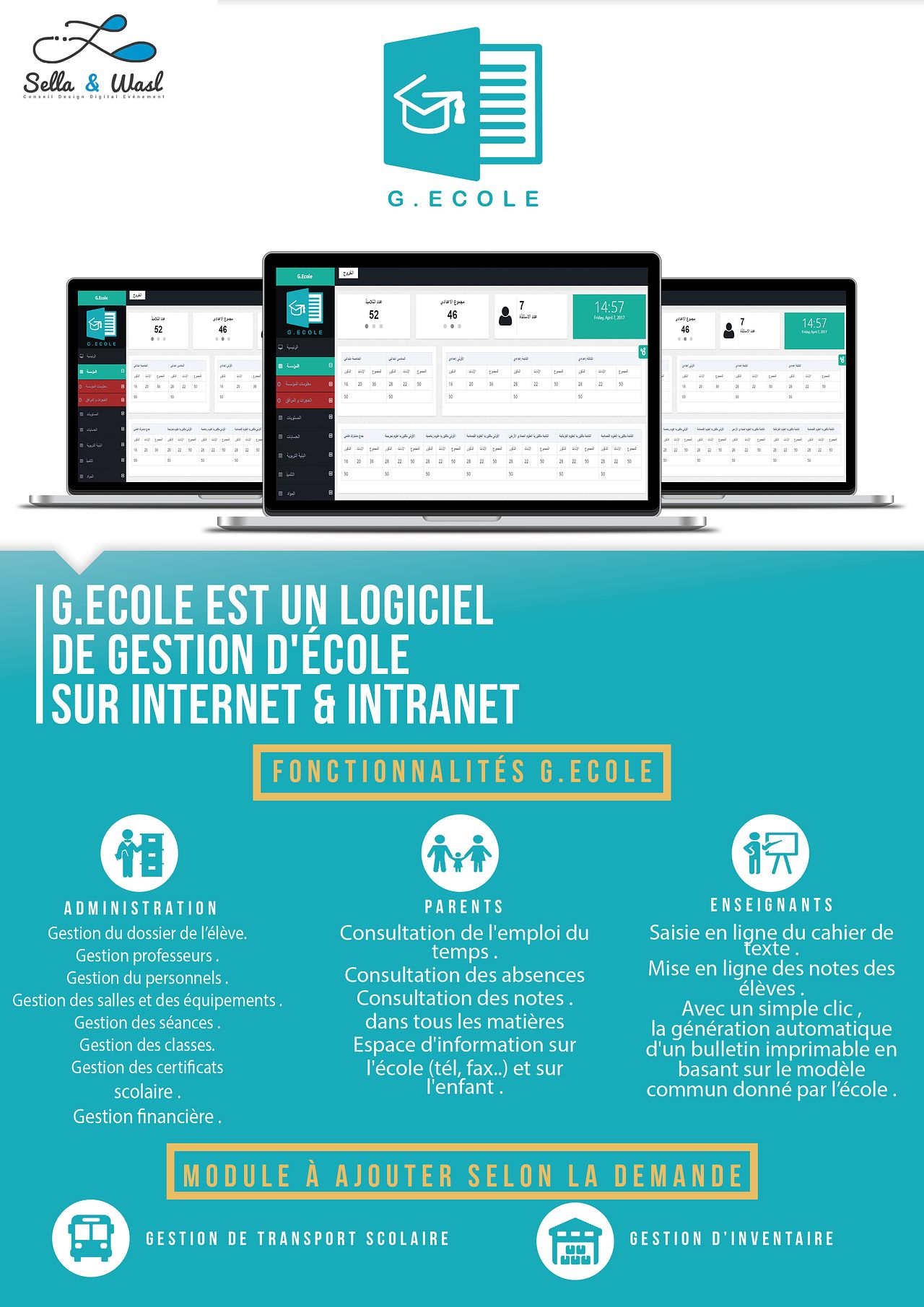 App Web pour la gestion des écoles primaires