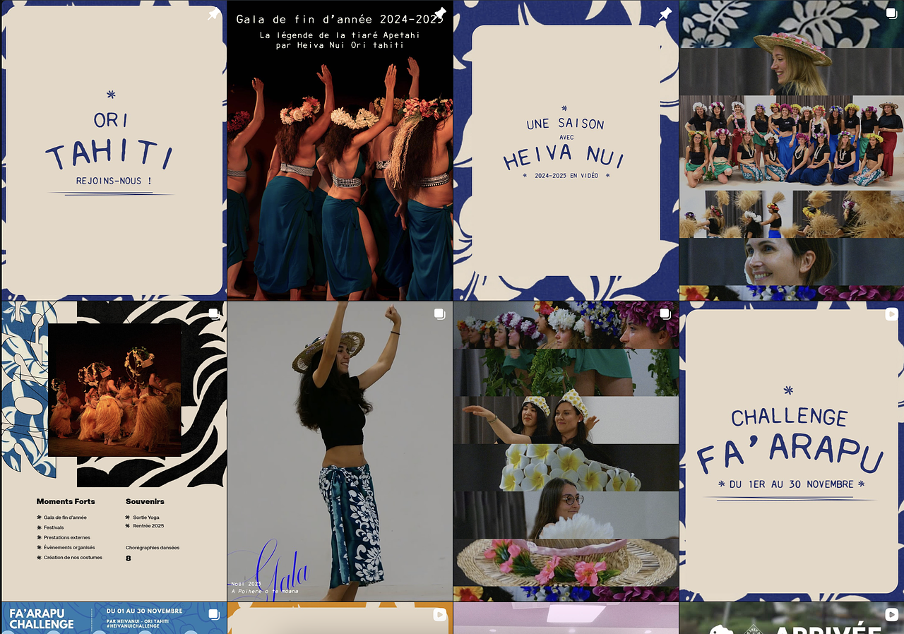 Médias Sociaux - Asso Danse Tahitienne