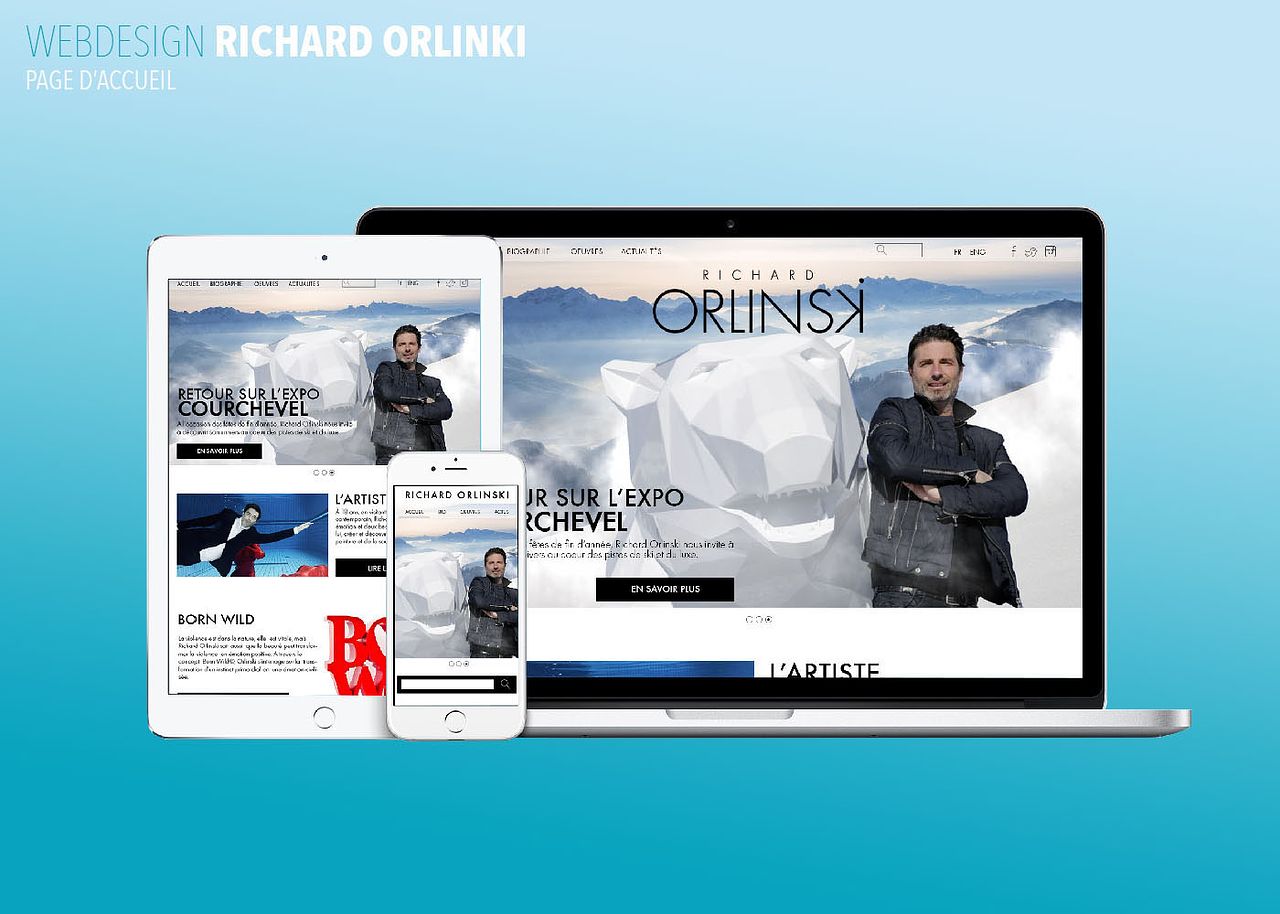 Site web Richard Orlinski