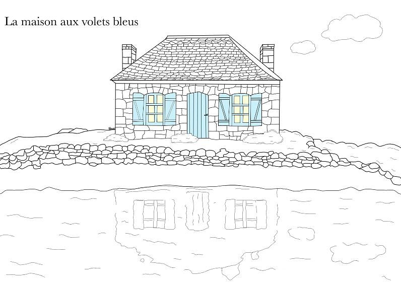 La maison aux volets bleus