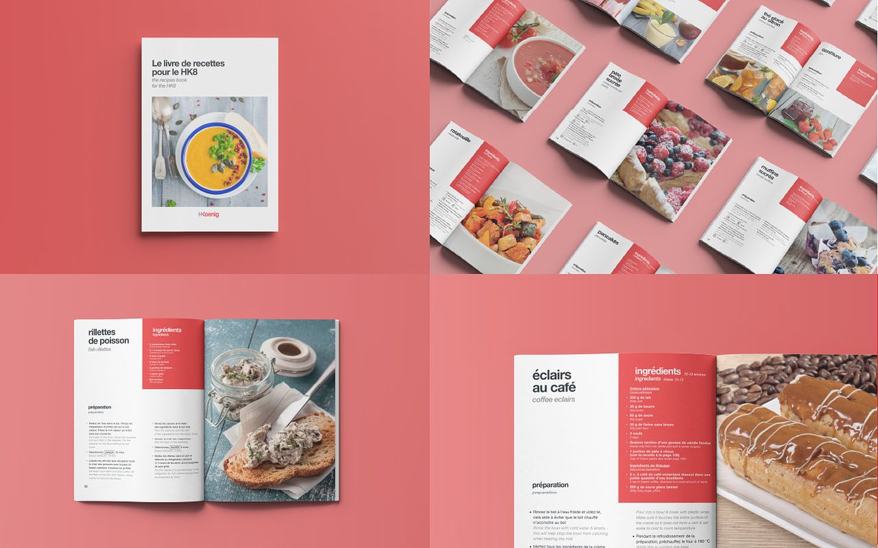 Mise en page Catalogue de recette