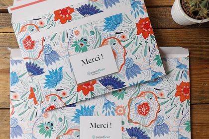 Motif enveloppes - PAPIER FLEUR