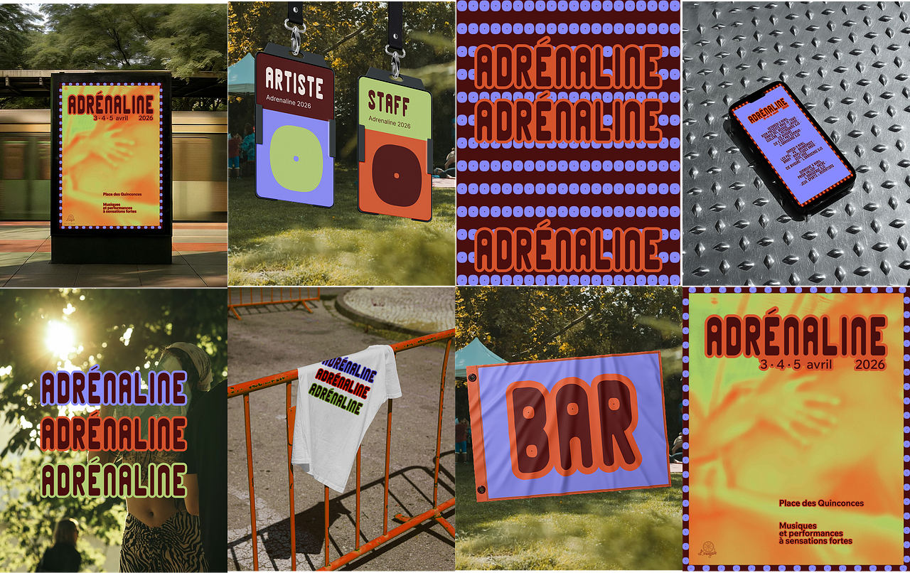 Identité visuelle - Adrenaline Festival