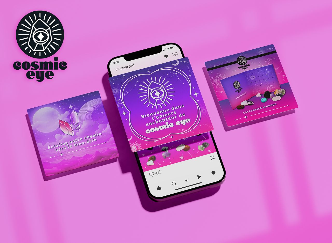 Cosmic Eye Social Media