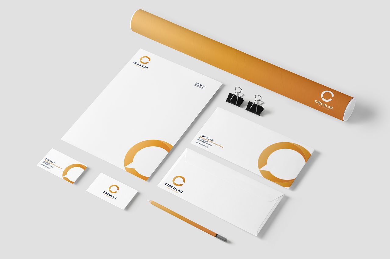 Identité visuelle & papeterie — Circular