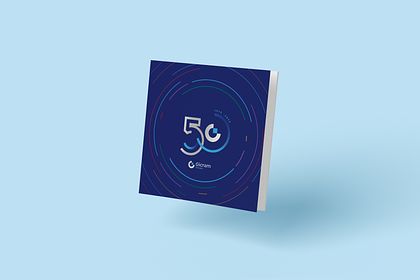 Carte de vœux print associée à un motion design