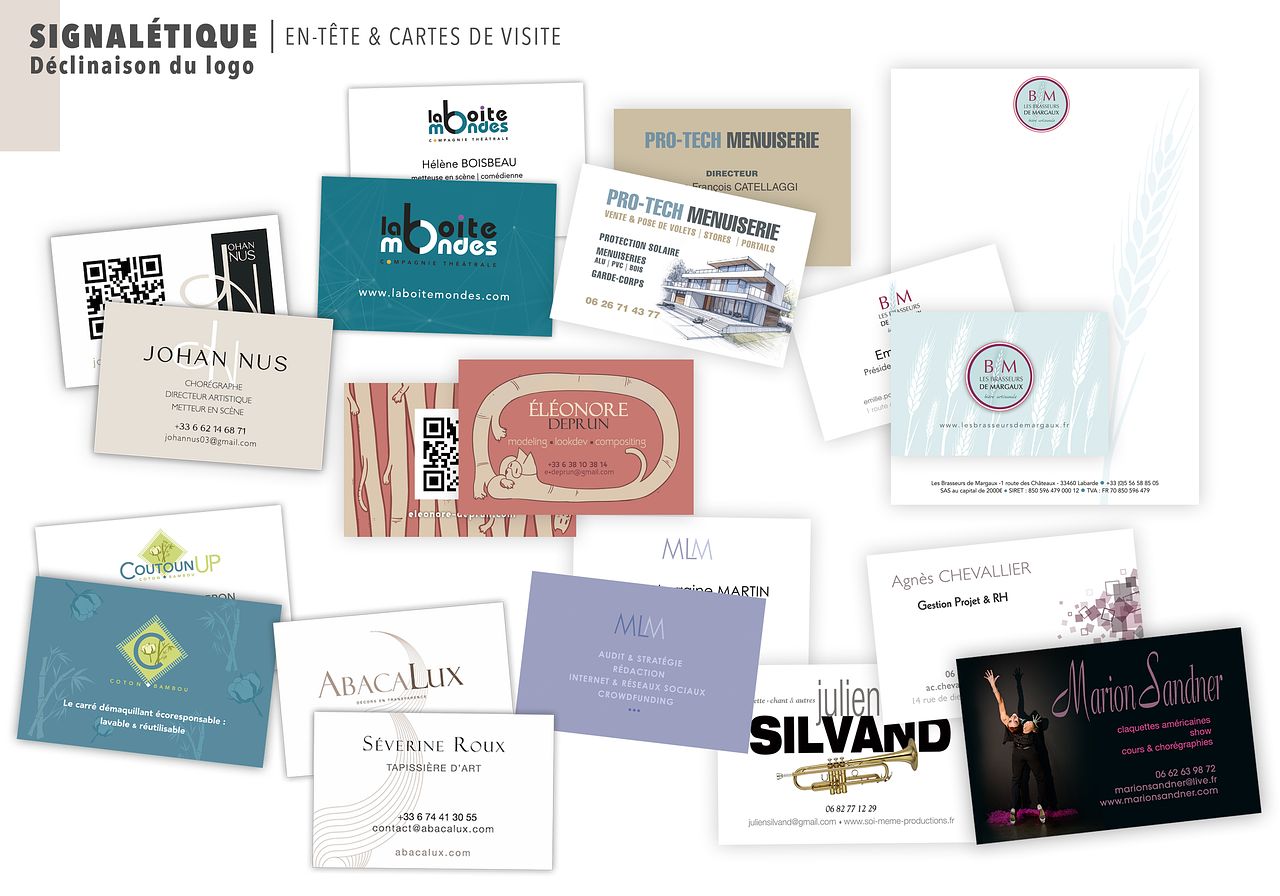 Les Cartes de visite