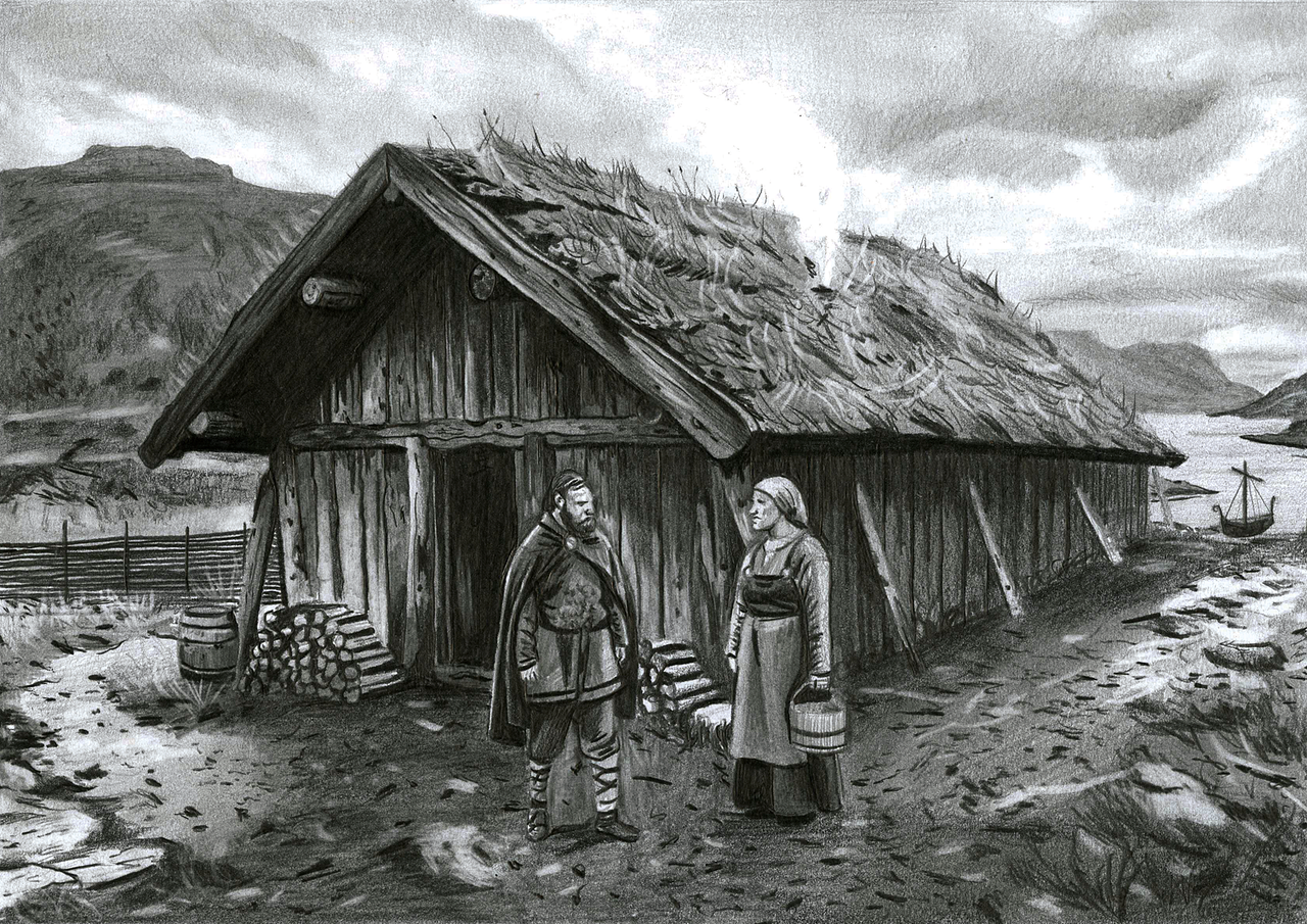 La vie quotidienne dans une ferme viking