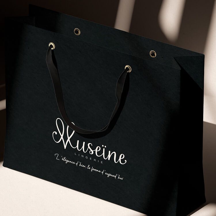 Museïne — identité visuelle pour une marque de lin