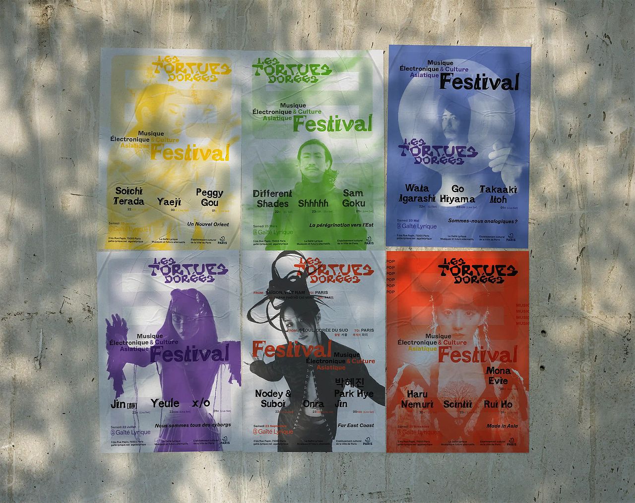 Les Tortues Dorées (6 Affiches)