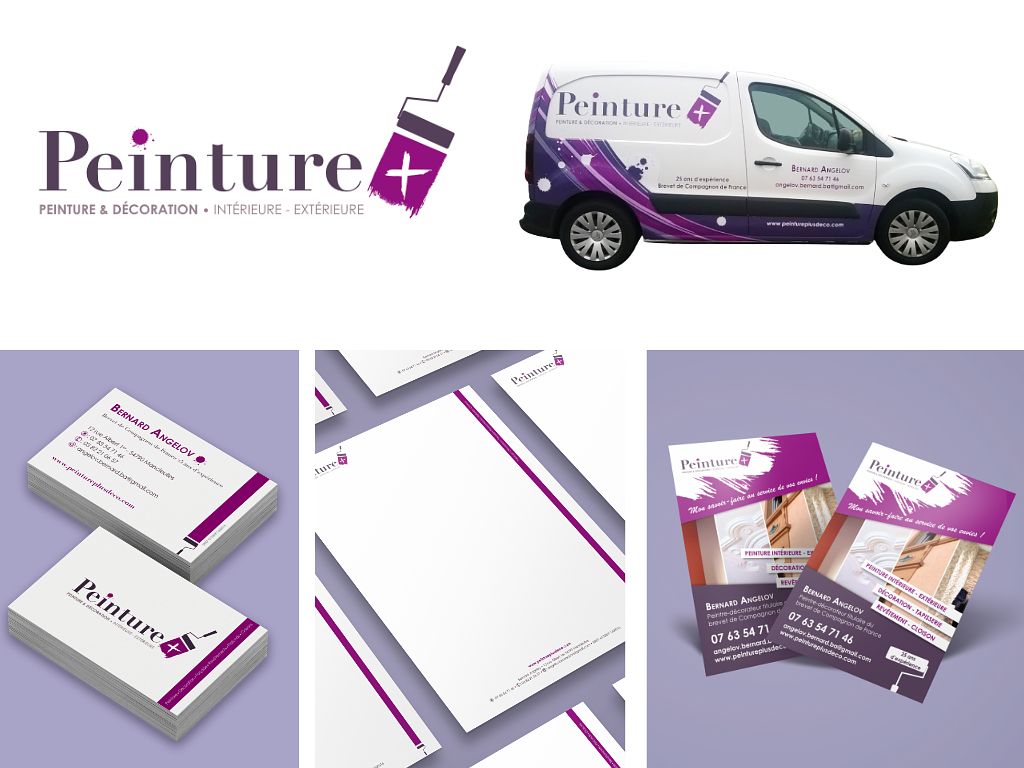 Identité visuelle d'un artisan peintre