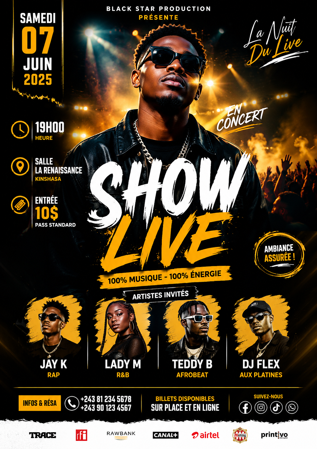 Afiche concerts