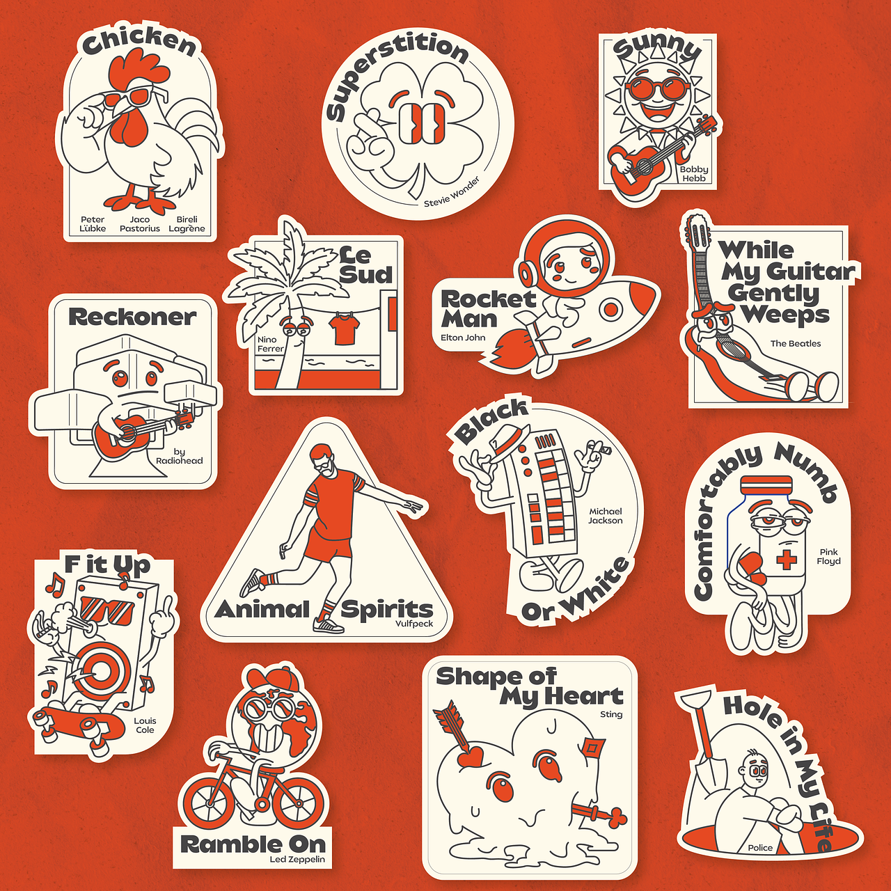 Stickers musique