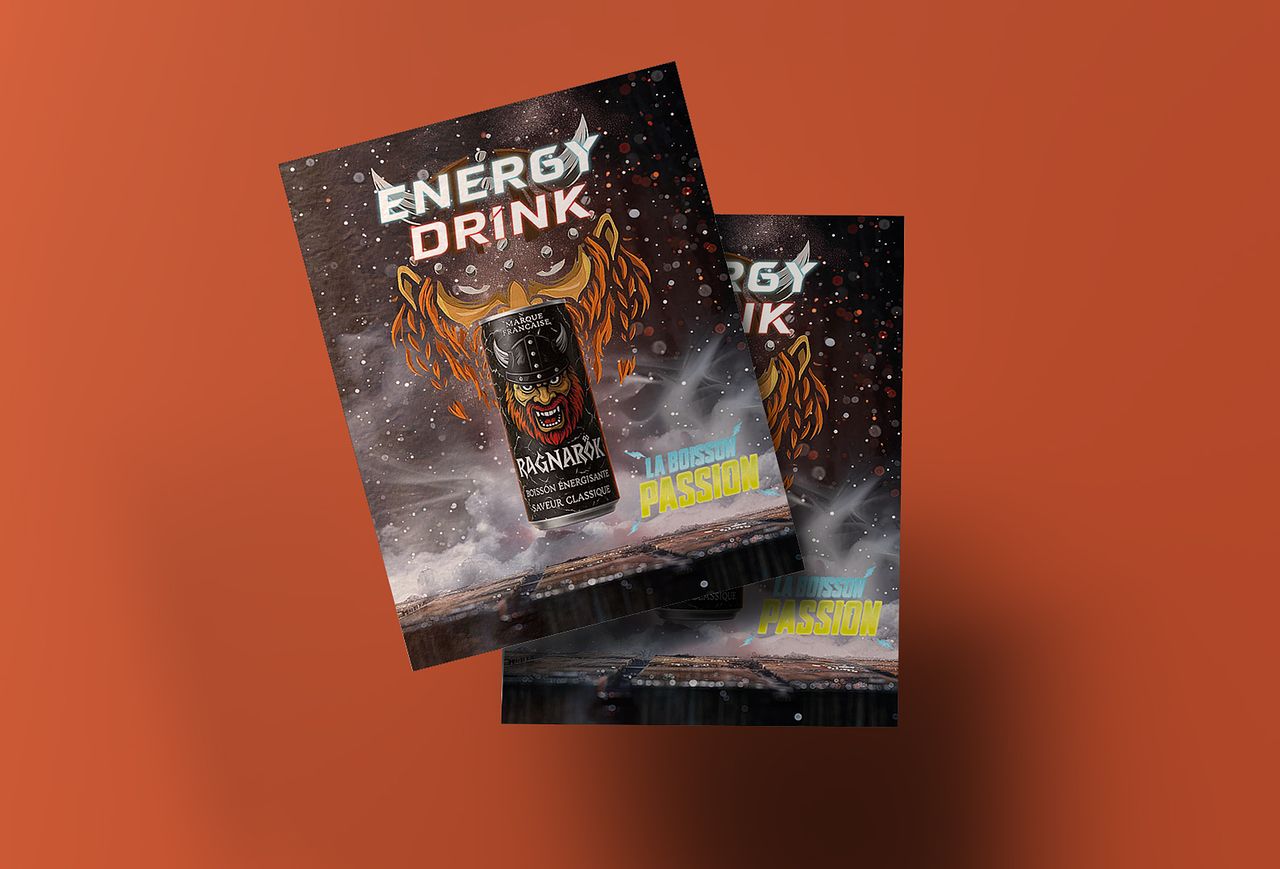 Création flyer A5 / Boisson énergétique