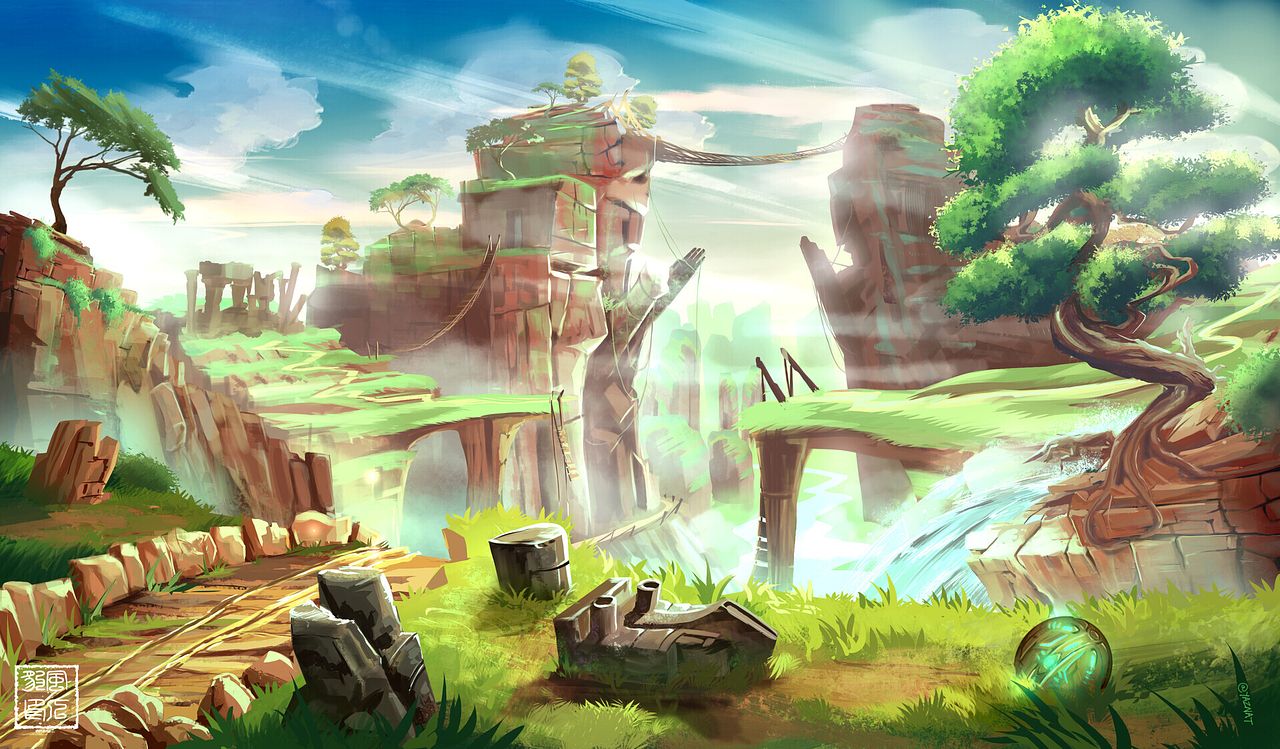 FANTASY LANDSCAPE ver matin