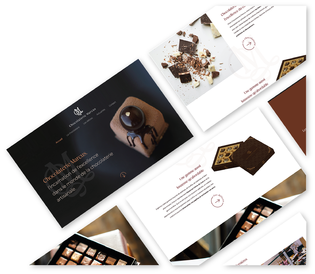 Chocolaterie Marcus - Webdesign