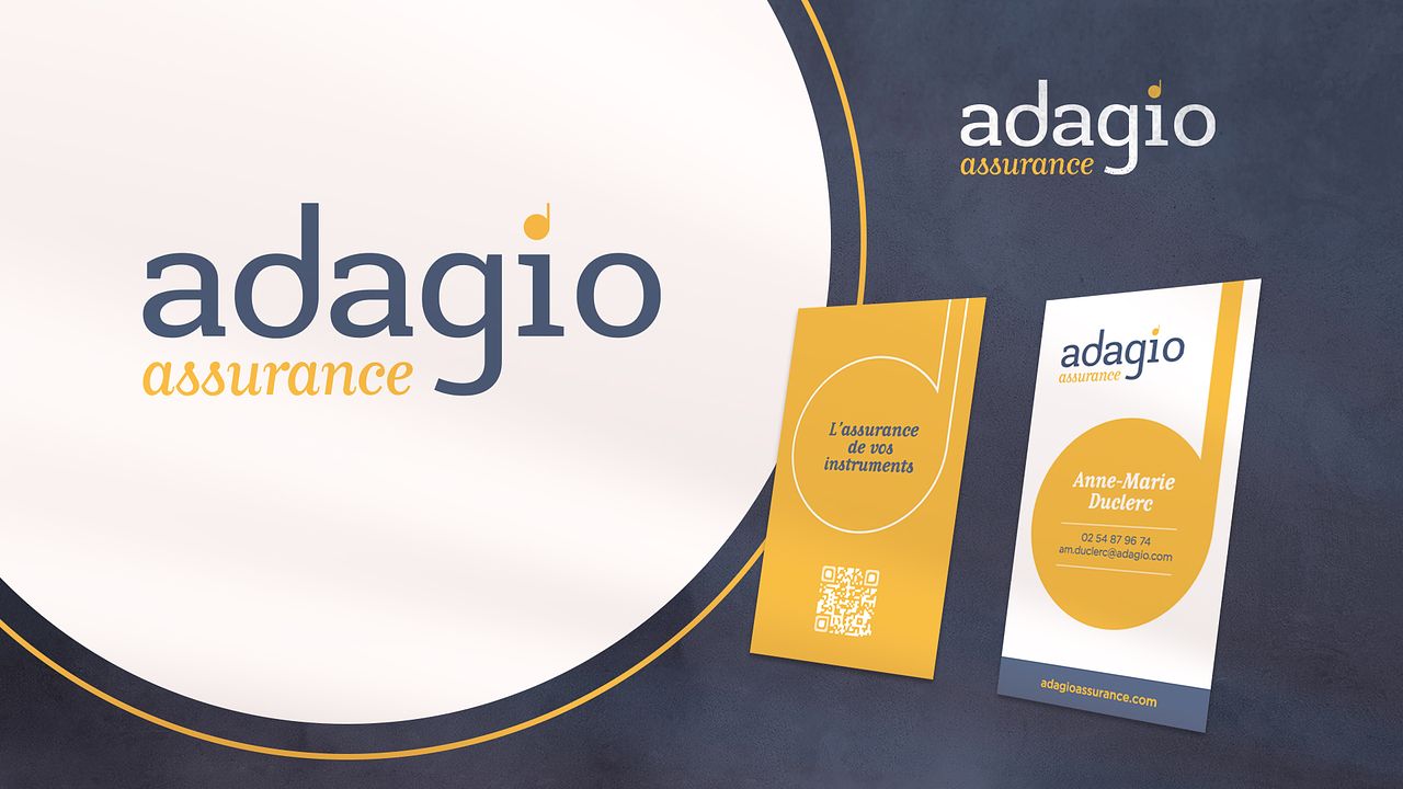 Logo et cartes de visite Adagio
