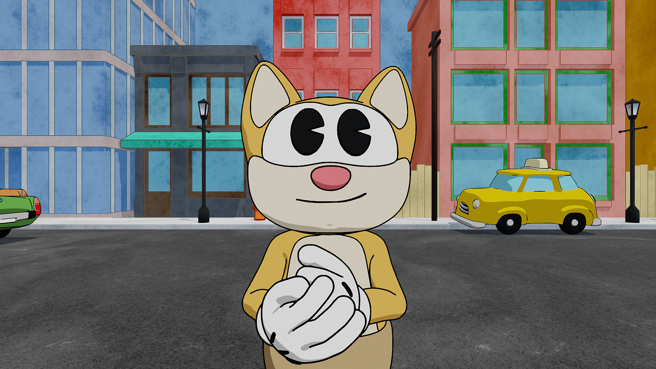 Animation 3D style cartoon