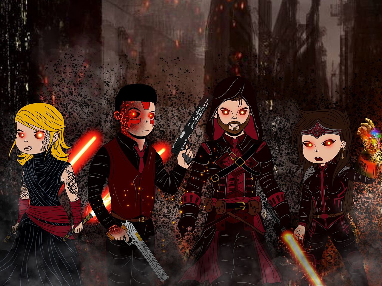 Artwork personnages BD