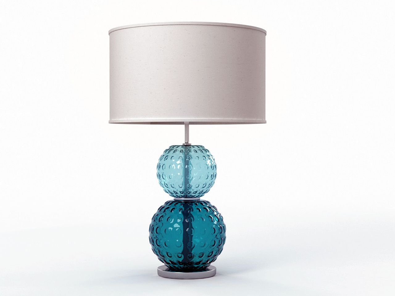 Lampe en verre