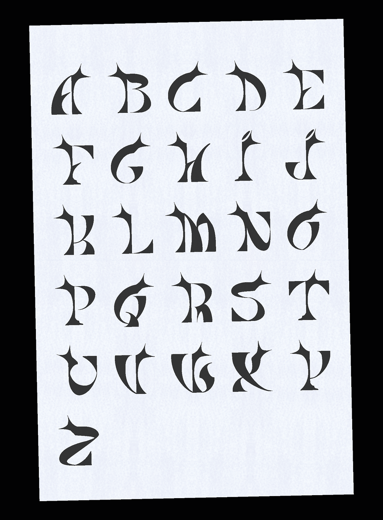 Typographie N°2