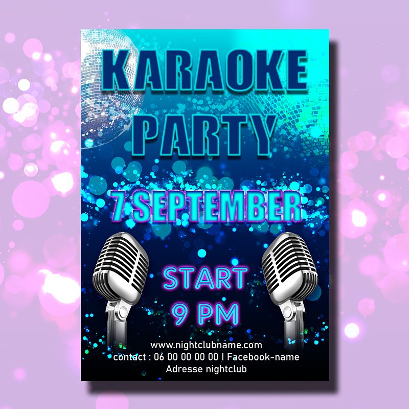 Flyer karaoké