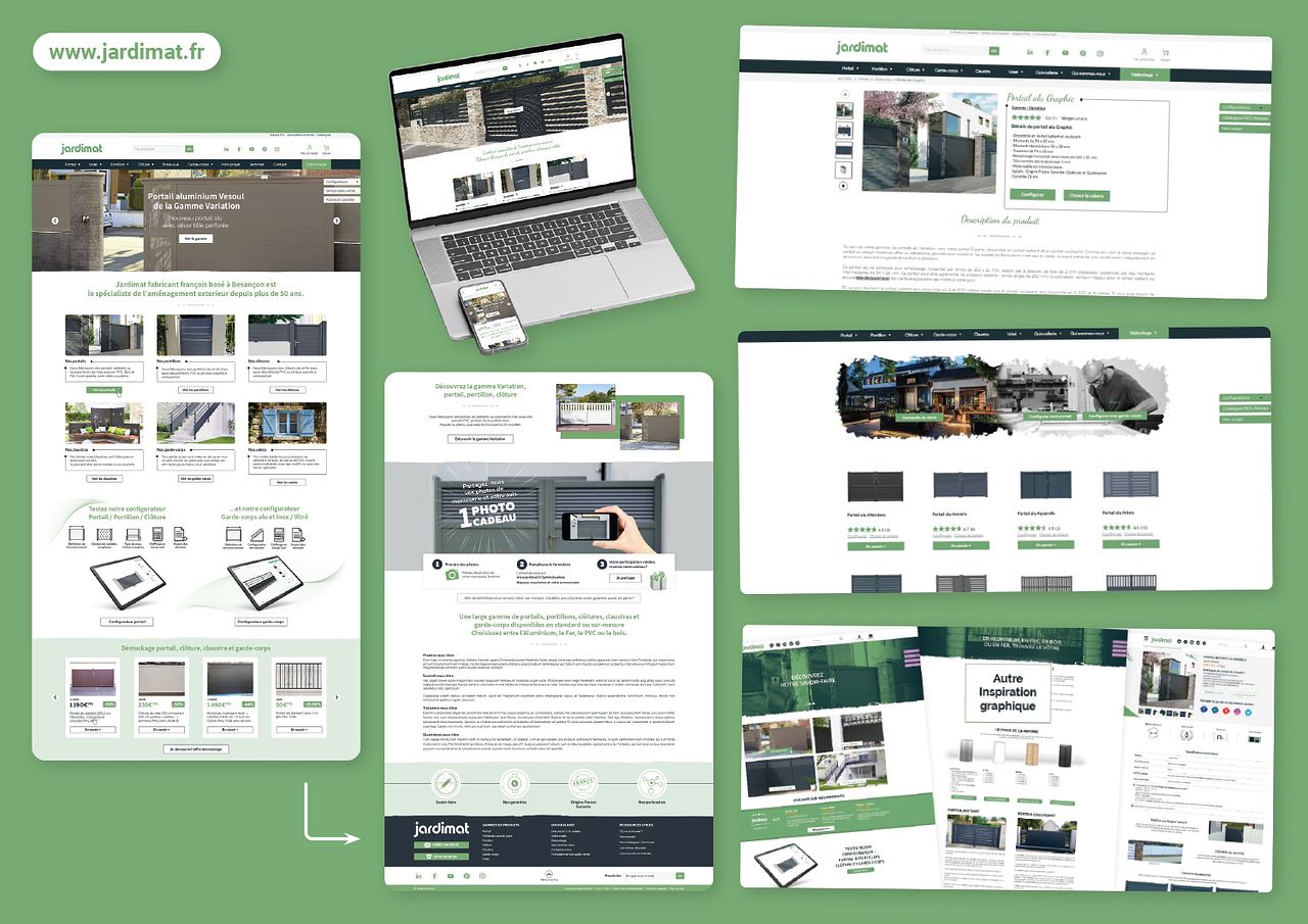 Site internet de Jardimat