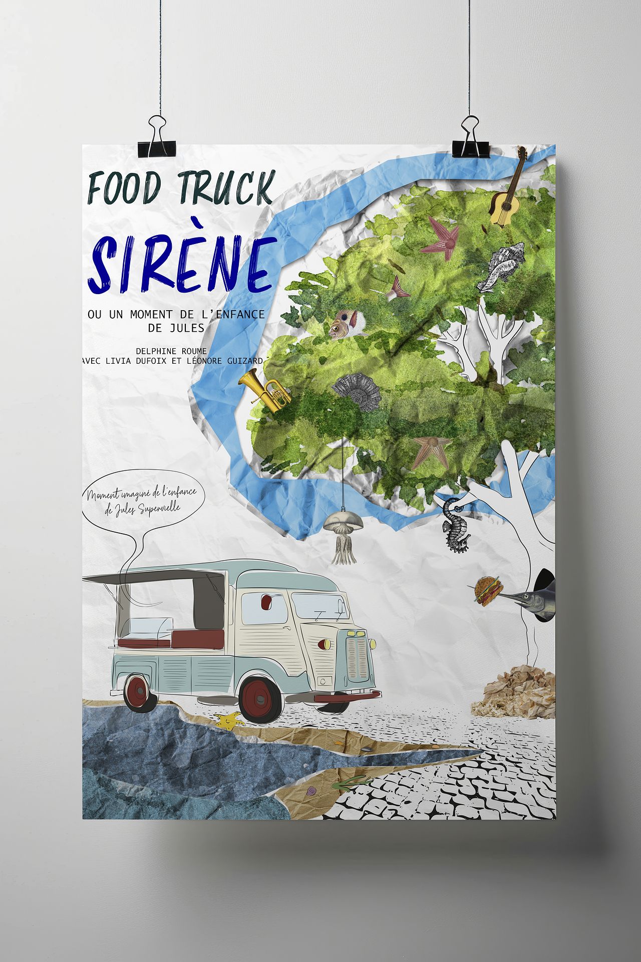 Affiche Food Truck Sirène