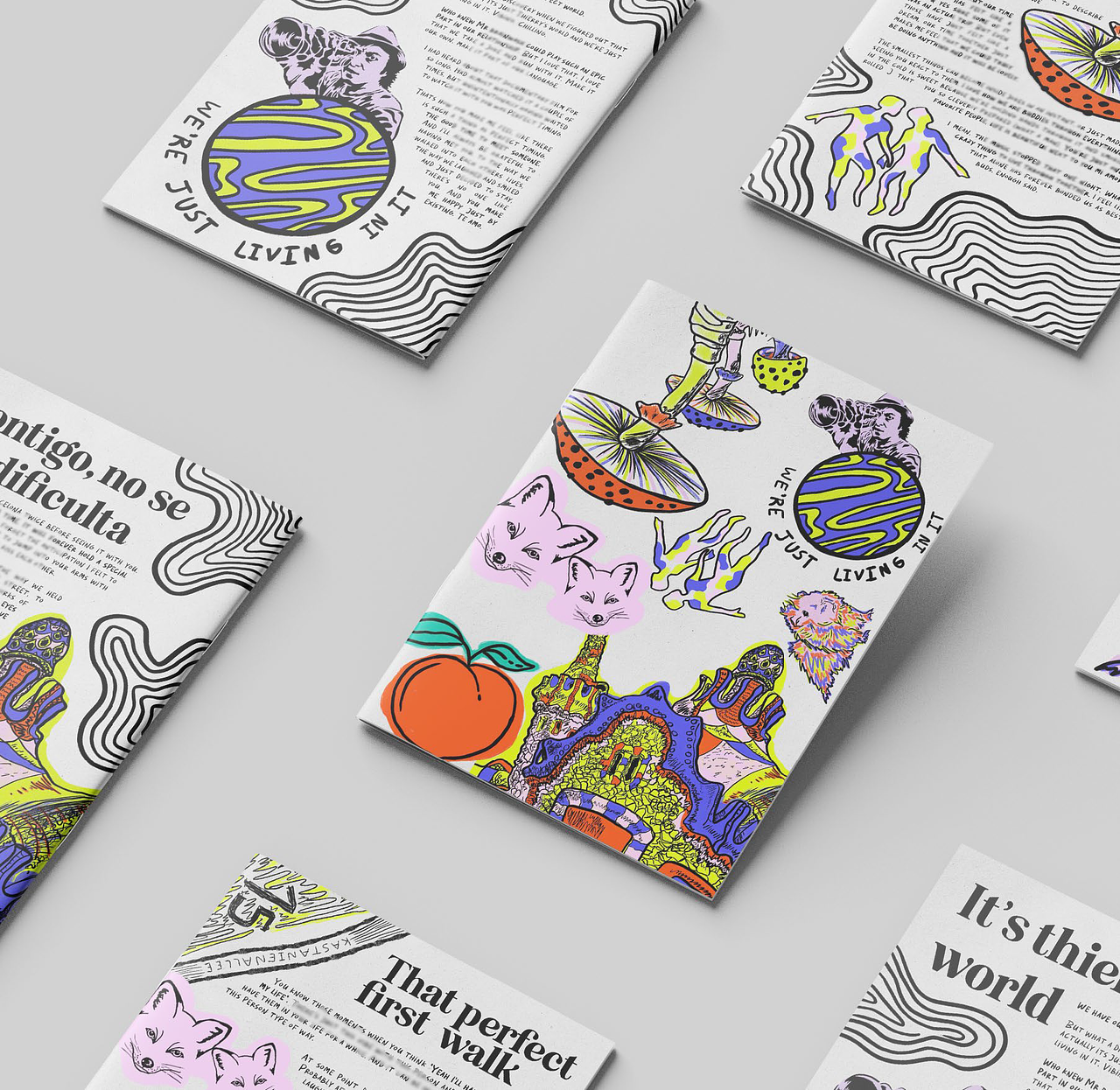 Zine - cover + mise en page