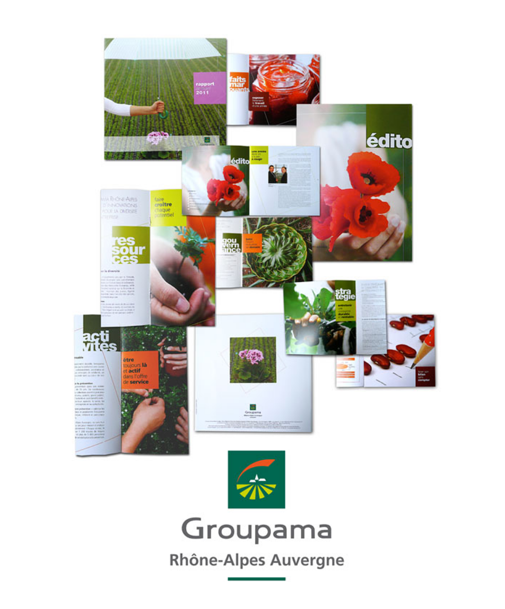 CONCEPTION GRAPHIQUE pour GROUPAMA R.A.