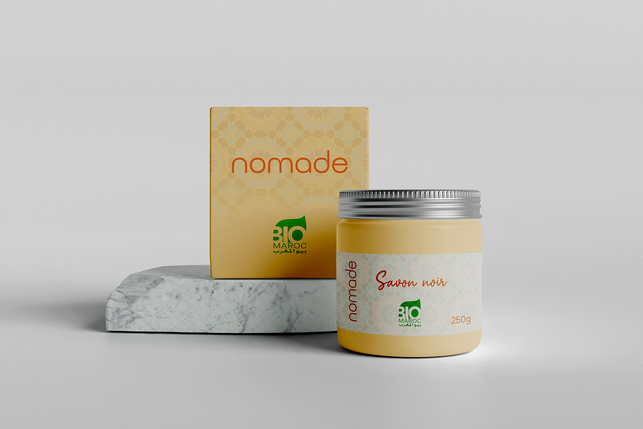 Packaging - Savon noir - nomade