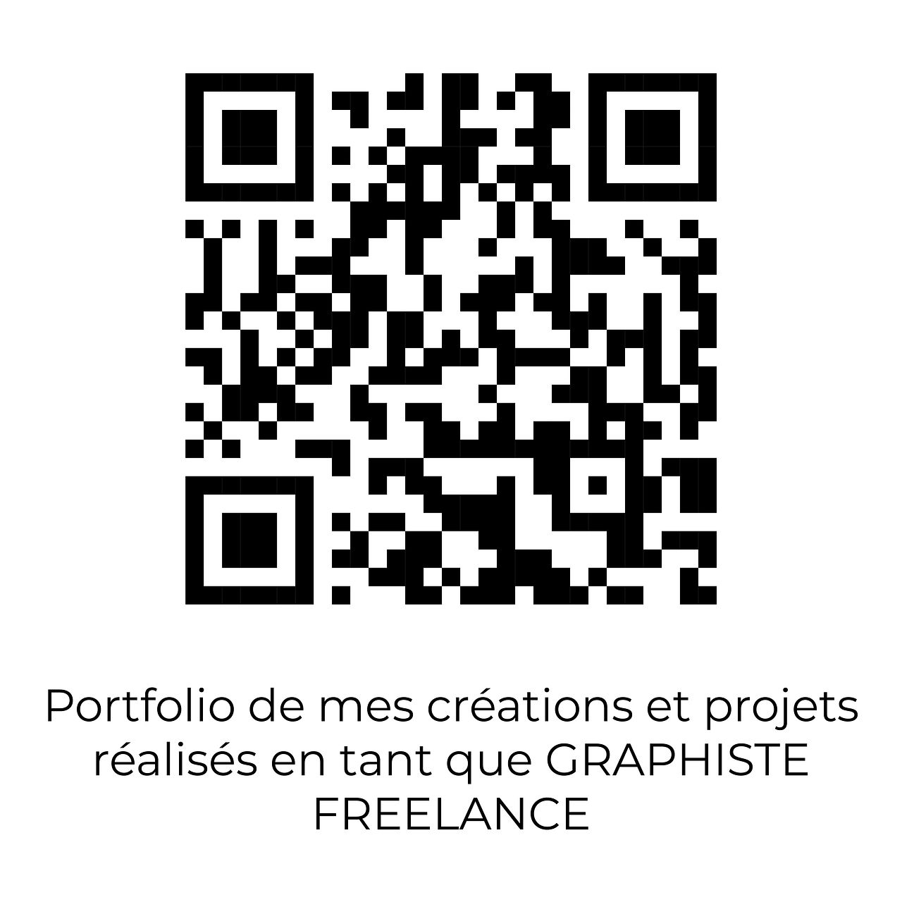 QR Code de mon Portfolio