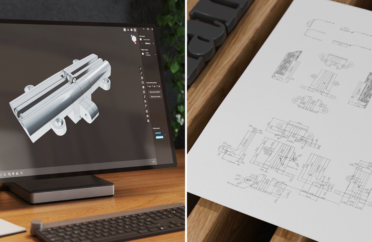 Modélisation technique pièce