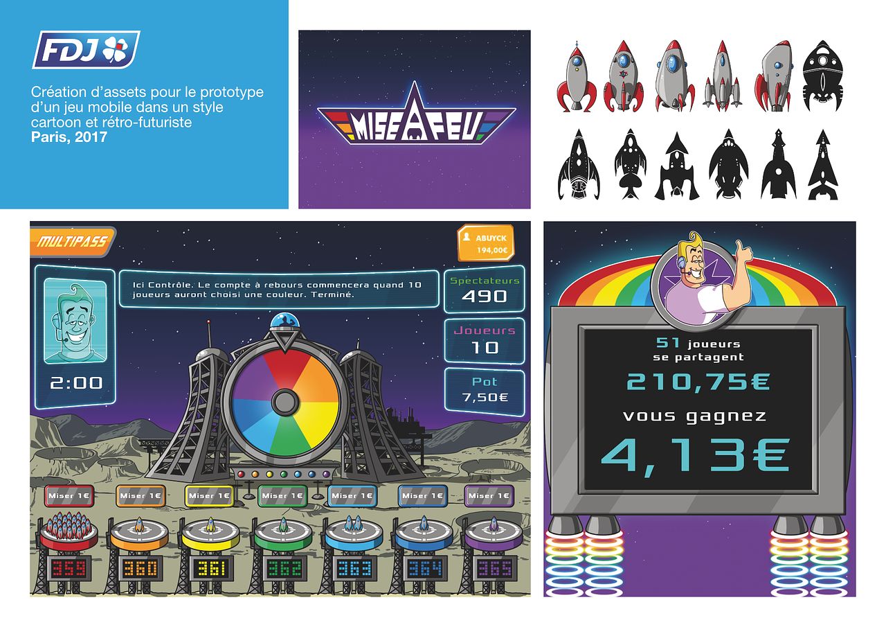 Prototype de jeu mobile, FDJ