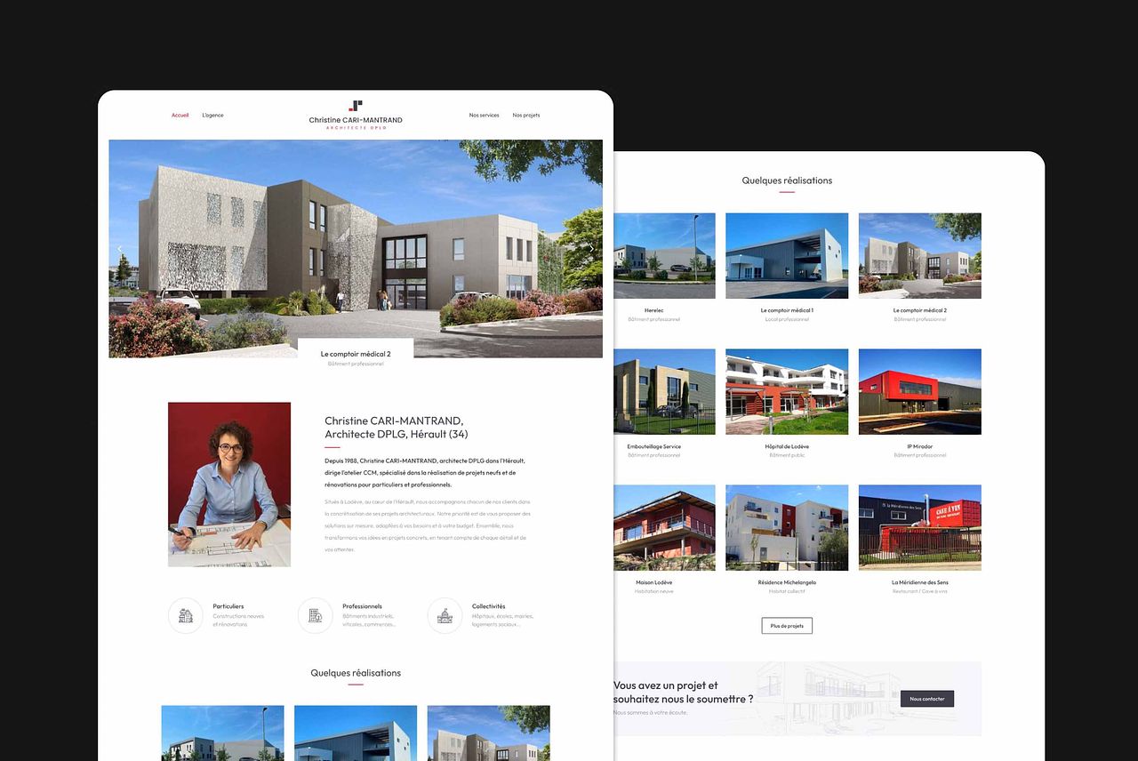Atelier CCM - Architecte - Site web