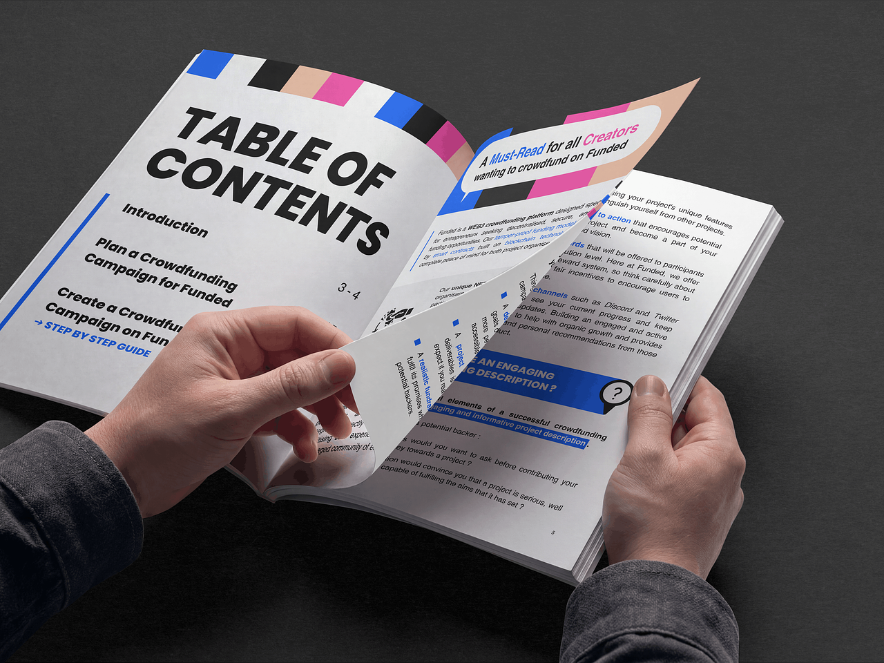 Design éditorial : guide de marque Web3