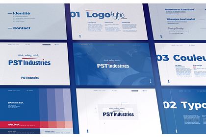 Logotype & Identité de marque - PST industries