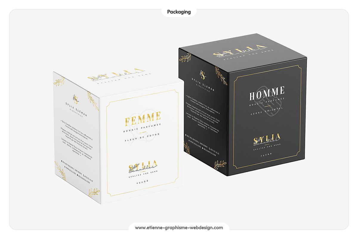 Sylia Candles | Packaging