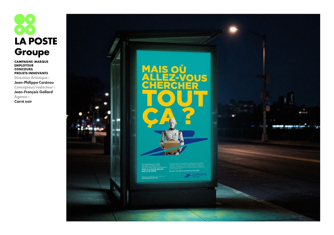 Campagne Marque employeur LA POSTE groupe